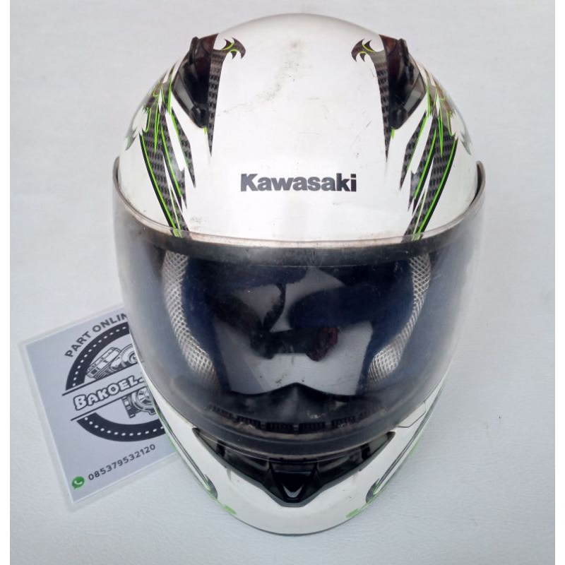 Helm Kawasaki Ninja RR New 150 original bekas