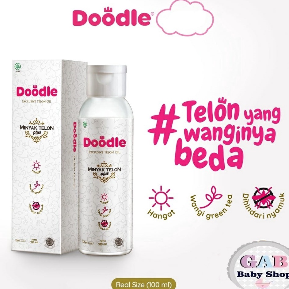 

KF7 Minyak Telon Doodle GREEN TEA Exclusive Telon Oil 1ml 6ml 1ml
