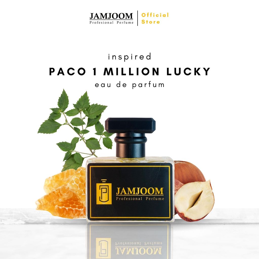 Jamjoom Perfume 30 ML edp Inspired  paco 1 million lucky || Parfume Parfum Perfume Wanita Pria