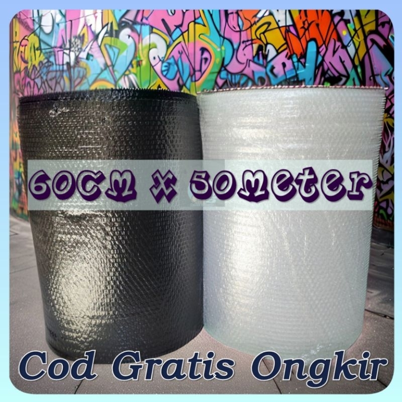 

Bubble Wrap TEBAL 60cm X 50meter