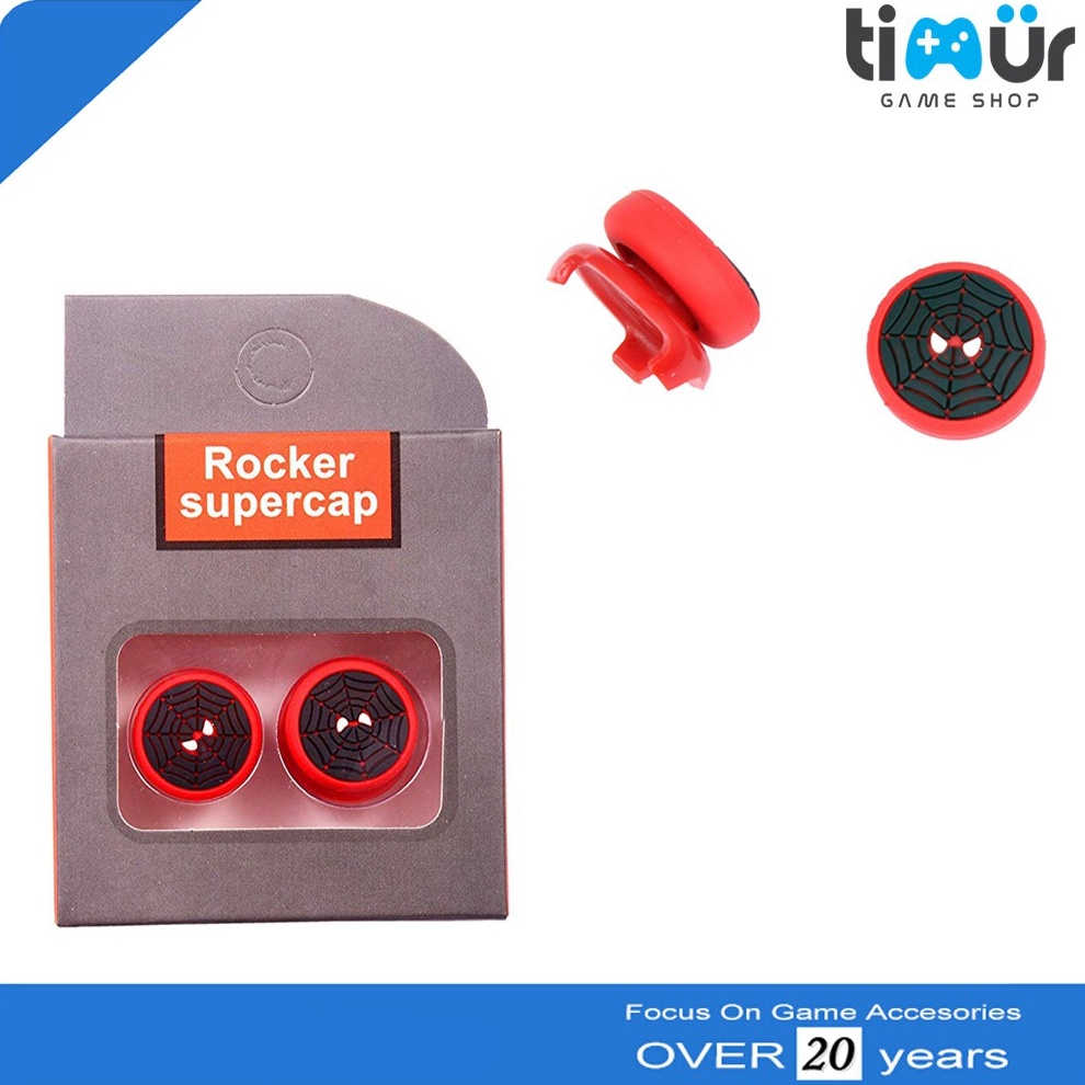 TERLARISSS Rocker Supercap Thumbstick Silikon Analog FPS Stick PS4  Spiderman