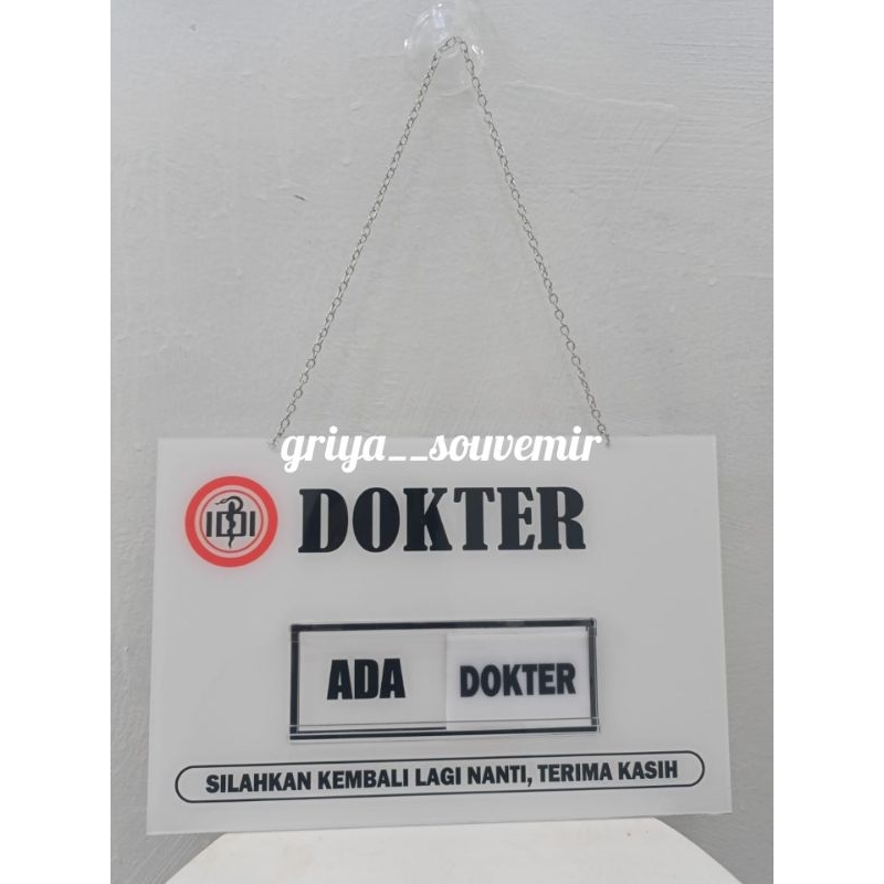 

Papan Nama Dokter/Plang Dokter/Papan Akrilik/Plang Praktek Custom