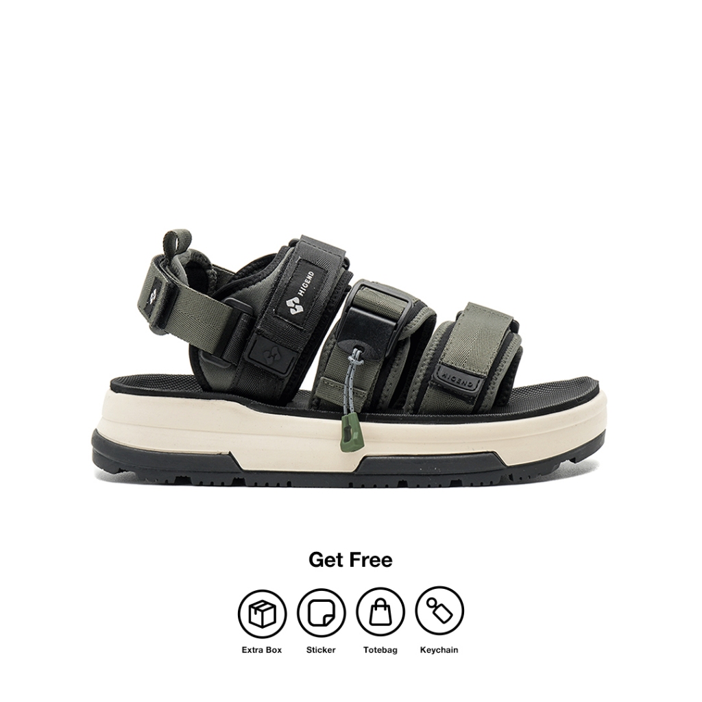 Sandal Higend - Relic Ridge Olive - Sandal Traveling Pria & Wanita