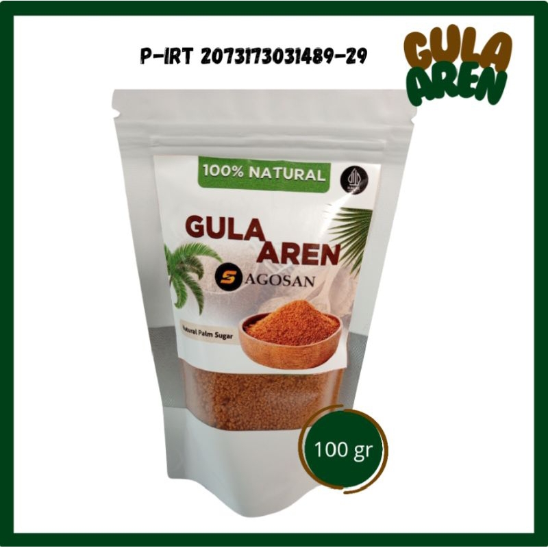 

GULA AREN SAGOSAN/SEMUT TANPA CAMPURAN 100 GR