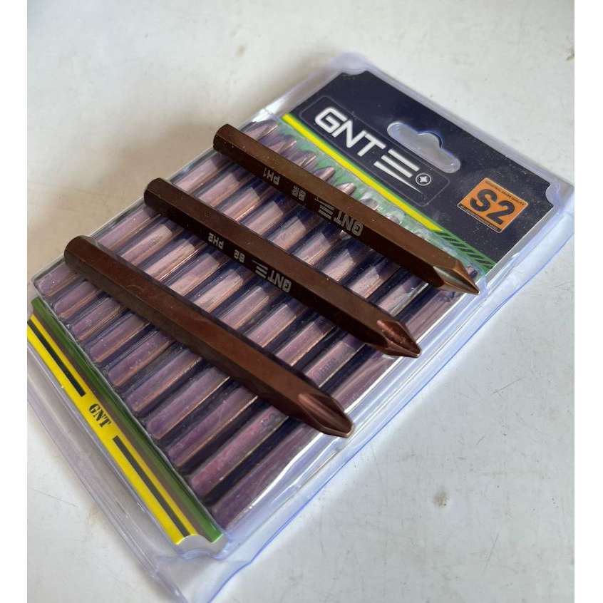 3PCS MATA OBENG KETOK PH1 PH2 PH3 S2 MATA OBENG PUKUL RUNCING OBENG KETOK BAJA  BAGUS