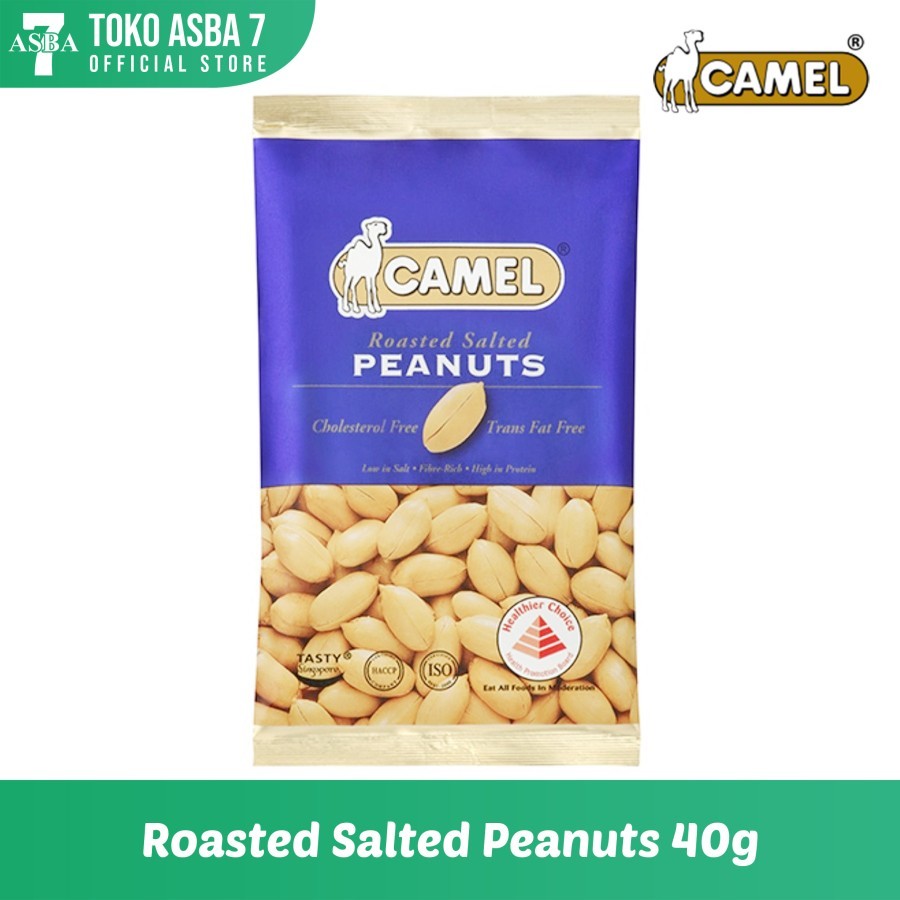 

CAMEL ROASTED SALTED PEANUTS 40G