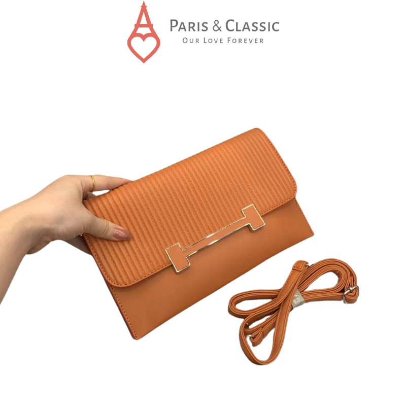 Paris Classic Clutch Tas Pesta Dompet Wanita Import [CL H-307]