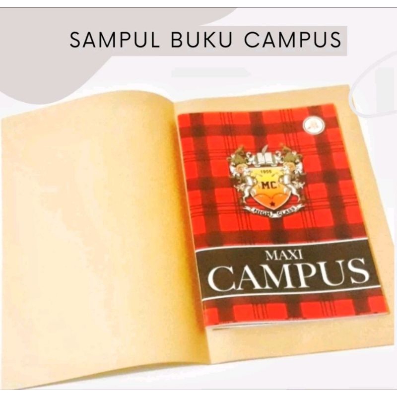 

Sampul Buku Coklat Campus Sampul Buku Boxi isi 20pcs