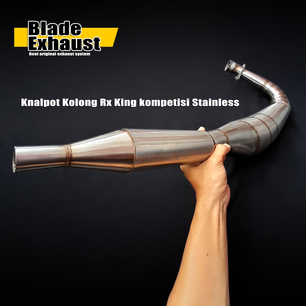 Knalpot Kolong Rx King kompetisi model/type Yy pang yypang Stainless