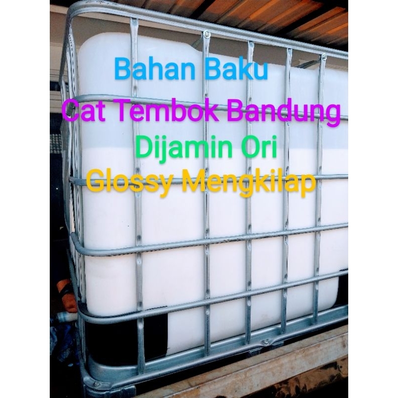 Promo Lem binder latek Full acrylic Murni 50 kg Perekat bahan baku cat tembok waterbase dan Genteng 