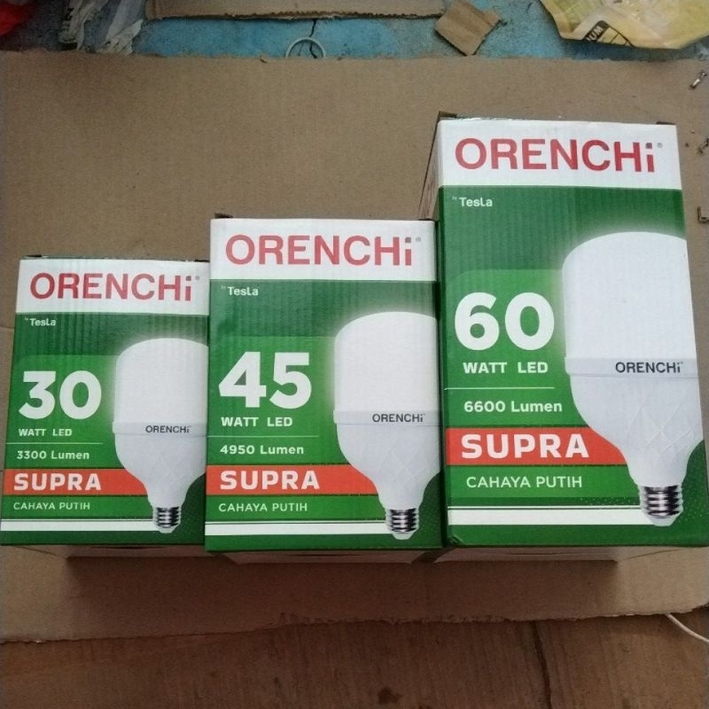 Lampu led capsule kapsul Orenchi by Tesla 30w 45w 60w sangat terang murah di kota pontianak