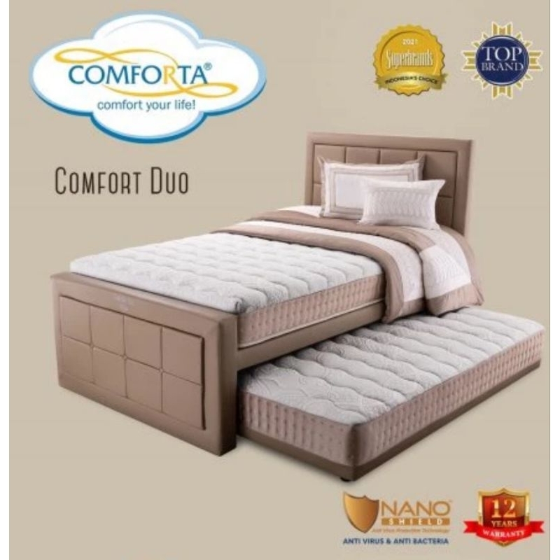 Springbed 2in1 kasur susun COMFORTA DUO kasur premium kasur sorong