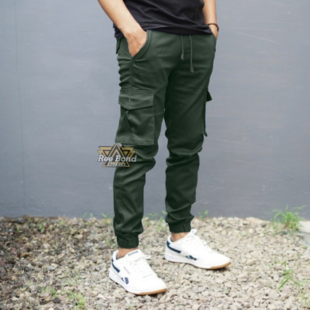Celana Joger Cargo Pria Wanita (unisex) all Varian / Jogger Pants Polos Ukuran 27 - 38 Big Size Jumb