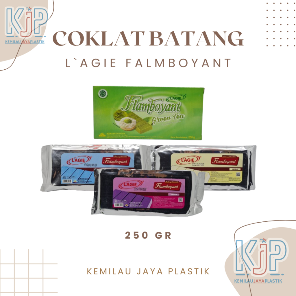 

L'agie Flamboyant Baking Chocolate / Coklat Batang 250 GR