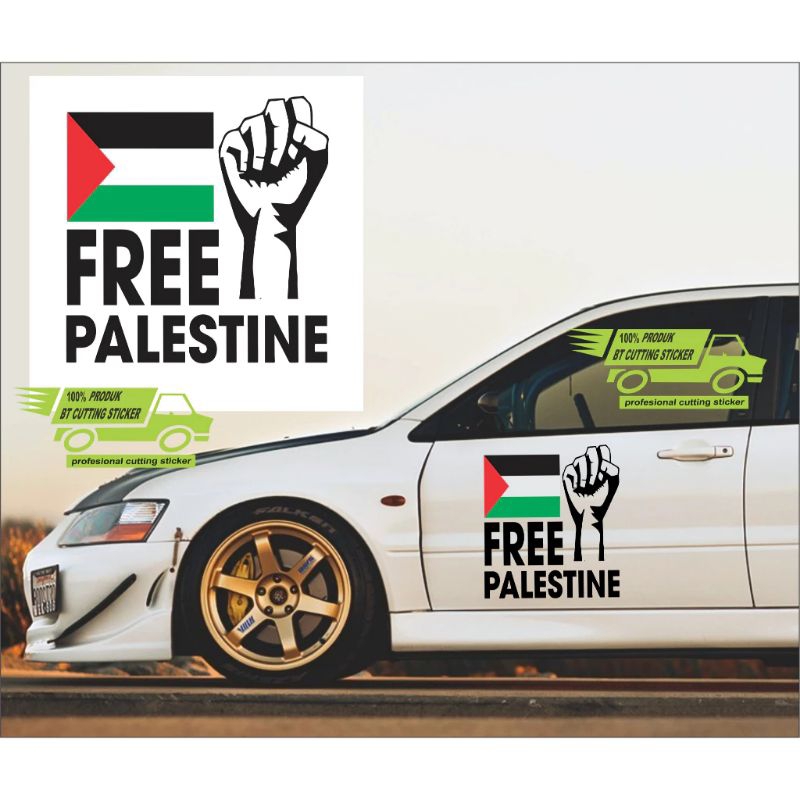 stiker palestina stiker aksesoris mobil stiker Avanza Agya ayla
