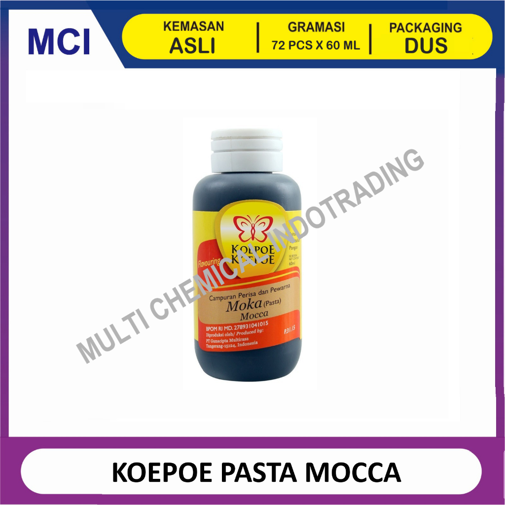 

KOEPOE KUPU PASTA PERISA COFFEE MOCCA 60 ML - 1 DUS 72 PCS