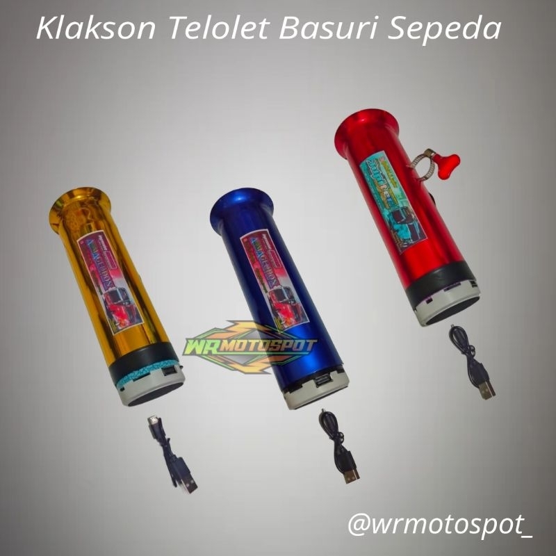 Trompet Klakson Bel Terompet Speaker Telolet Basuri Untuk Sepeda Anak Sepedah Motor Listrik Elektrik