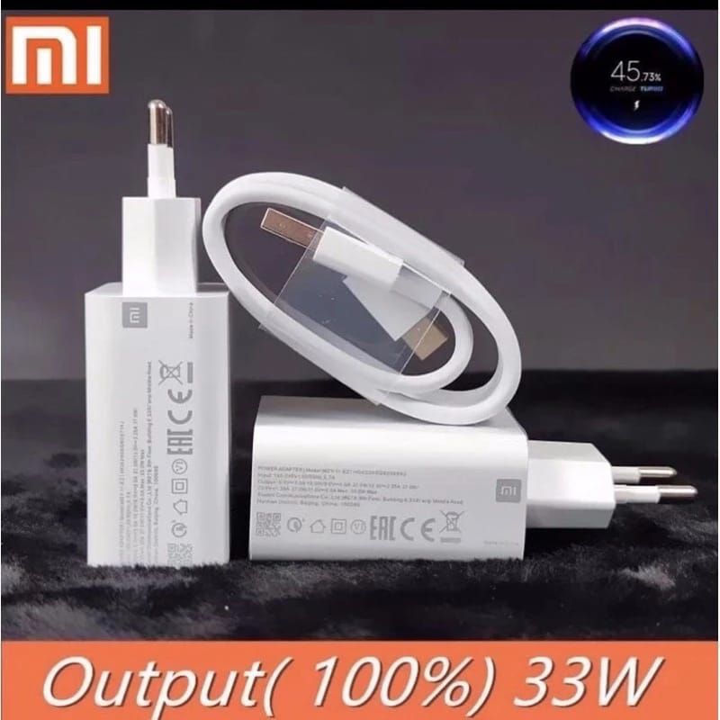 CHARGER XIAOMI TURBO 33W ORI FAST CHARGING