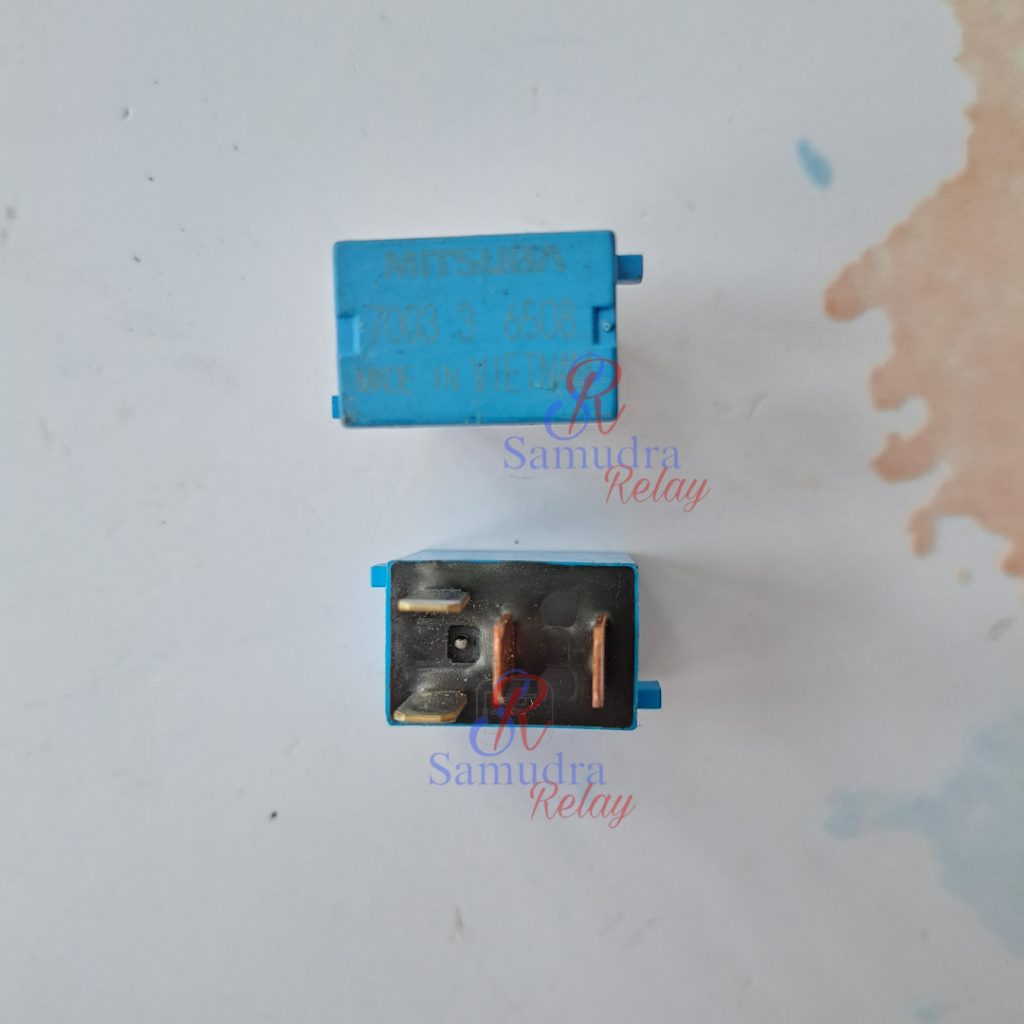 Relay MITSUBA Biru kaki 4 Honda code 7003 - Honda Jazz Civic (ORI Asli)