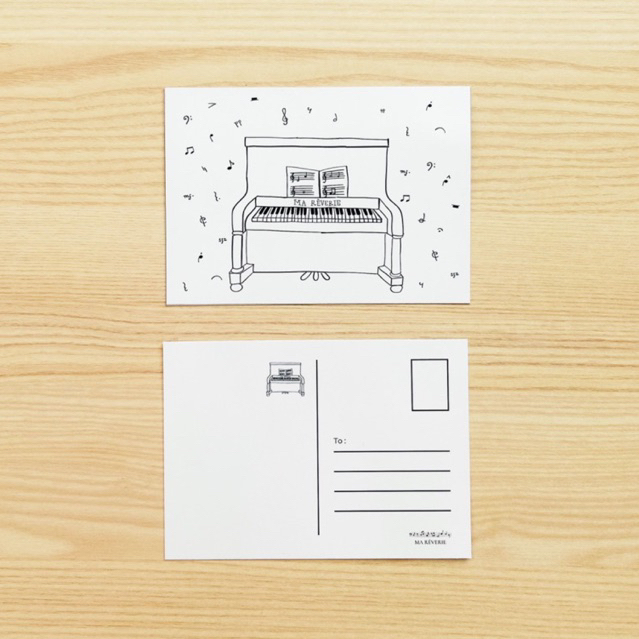 

Minimalist Piano Music Postcards