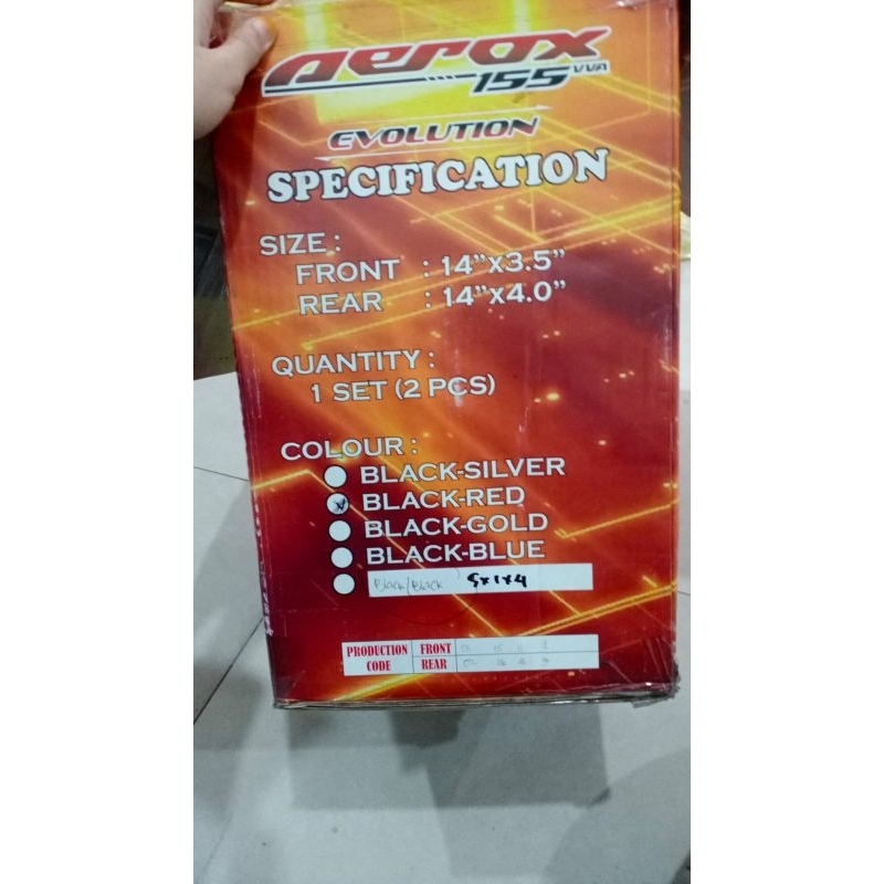 Velg Power Evo Evolution 14 x 3.5 dan 4 Yamaha Aerox Old New