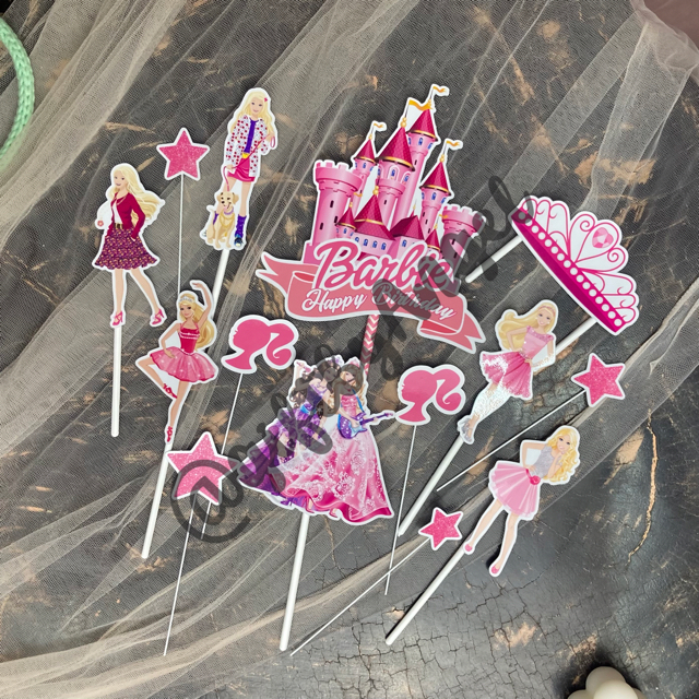 

Cake Topper Barbie Happy Birthday / Dekorasi Kue Ultah Karakter Premium