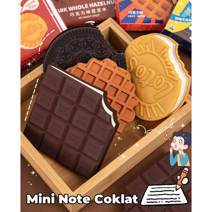 

Notebook Mini/Buku catatan mini coklat kreatif/dapat dibawa dan digunakan kapan saja dan di mana saja