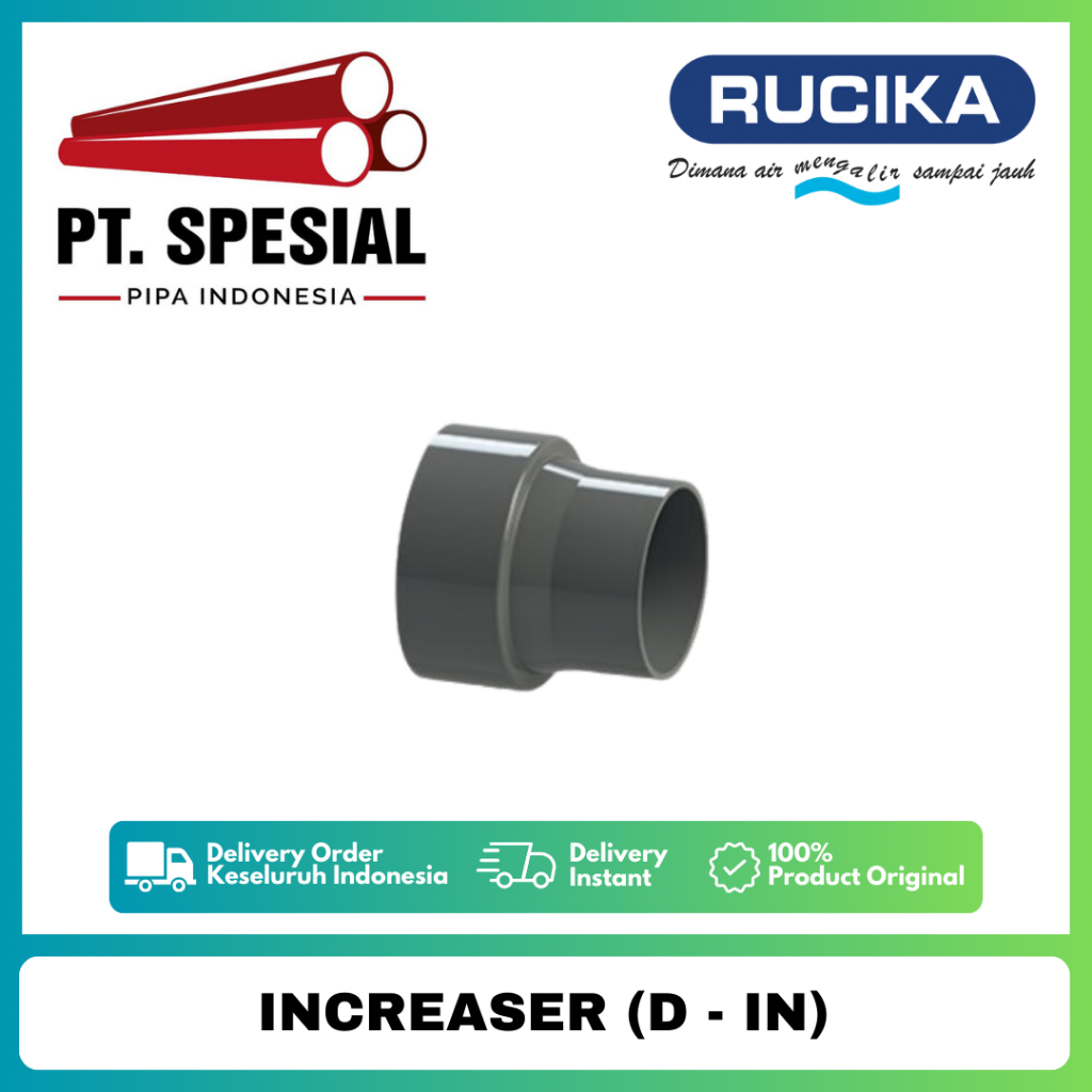 Reducer Sok PVC D Rucika / Vlok Sok PVC Rucika / Increaser D Rucika - 06