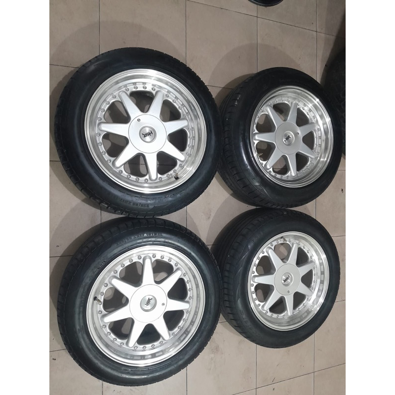 VELG BEKAS HSR PIADE R17 plus ban 225 55 acclera Nike 2023 seken murah berkualitas
