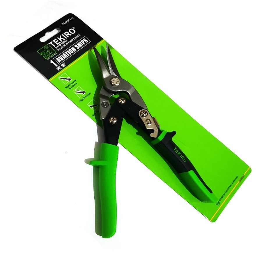 ORIGINAL TEKIRO Gunting Hollow Tekiro Baja Ringan Gunting Seng 10 Inch Aviation Snips