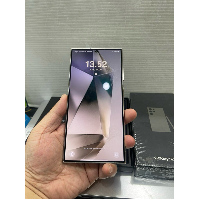 Hp Samsung galaxy S24 ultra 12/256gb second garansi resmi