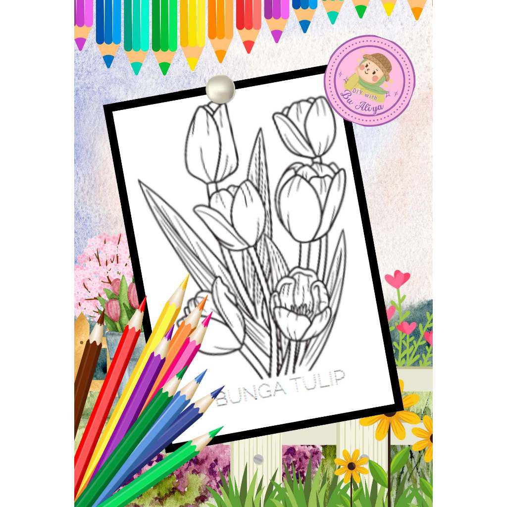 

MEWARNAI EDISI BUNGA/SKETSA GAMBAR BINATANG/KERTAS LUKIS/SKETSA LUKIS/DRAWING SKETCH/LEMBARAN (BUKAN BUKU)/MEWARNAI A4/ MEWARNAI ANAK TK /PAUD