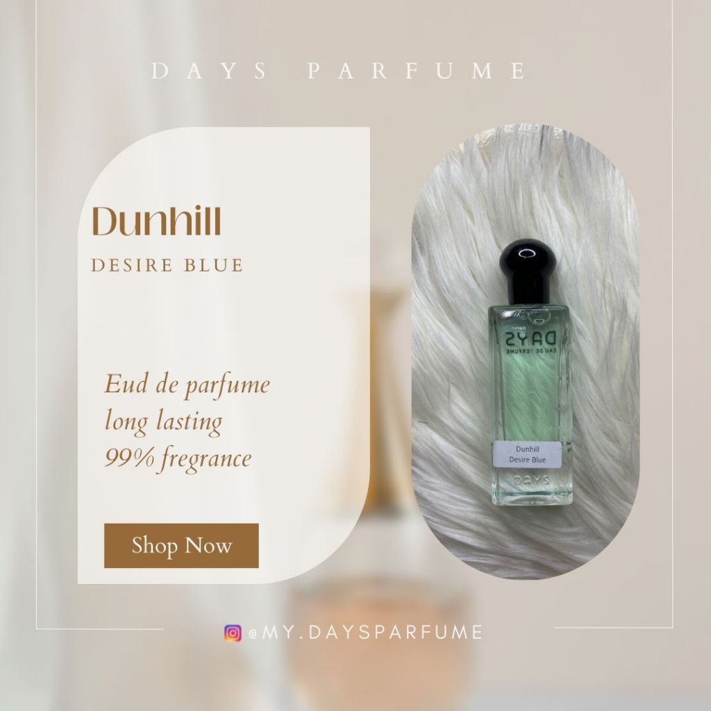 Days Parfume, Gianyar BALI- Variant Dunhill Desire Blue For Man 30 ml - OPEN RESELLER