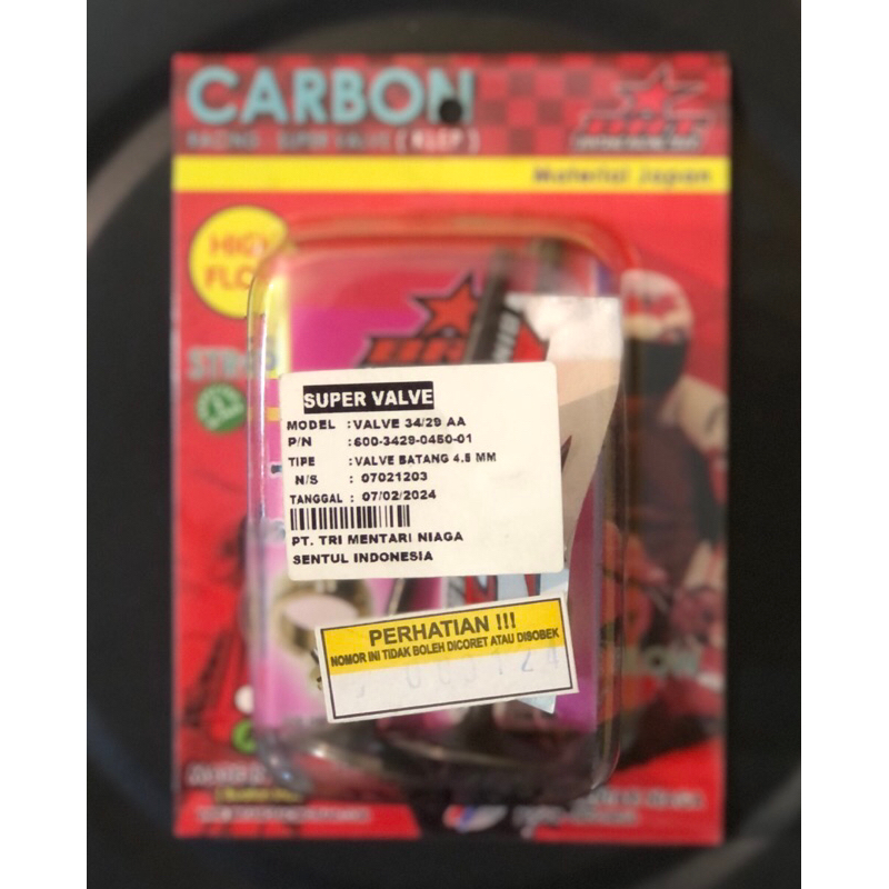 Klep BRT 34 29 batang 4,5mm AA