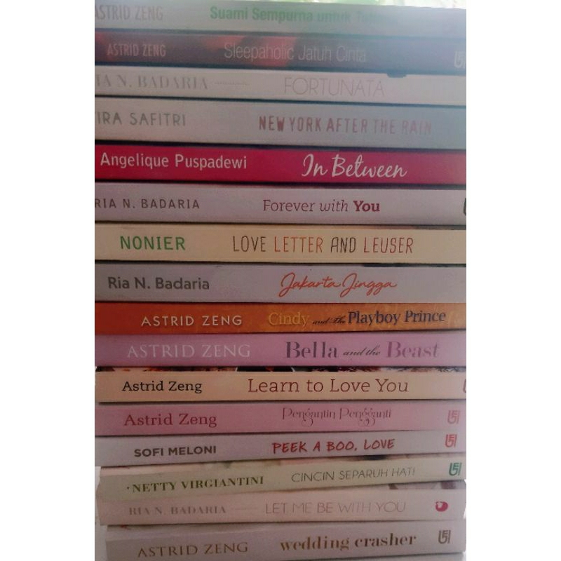 Novel preloved original/novel genre AMORE/novel preloved murah/novel romance original