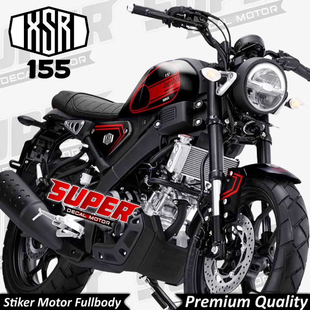 Stiker Decal Motor Yamaha XSR 155 Full Body Variasi Jastip