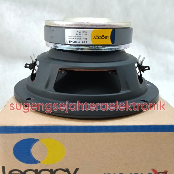 SPEAKER SUBWOOFER LEGACY 6 INCH LG 696 DOUBLE COIL d N4Y7