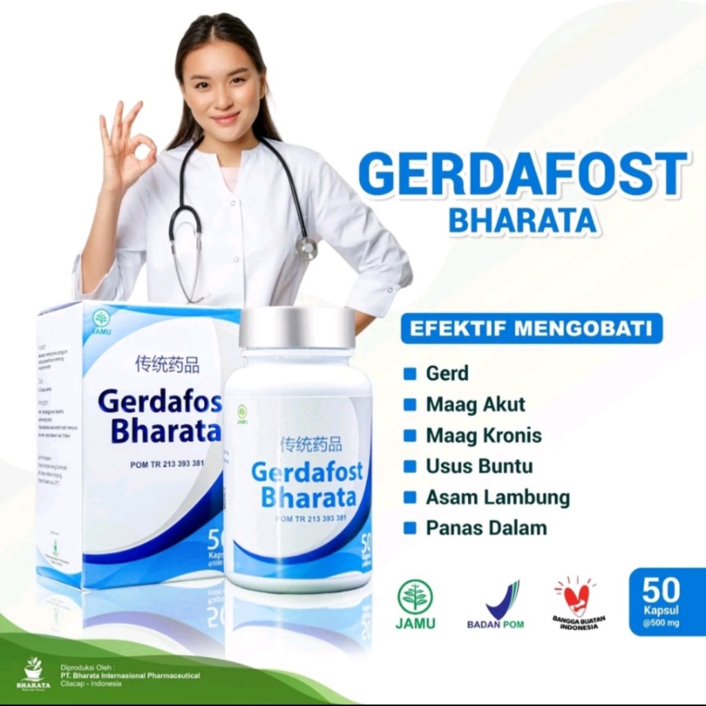 

Obat Gerd Obat Maag Kronis Akut & Asam Lambung Paling Ampuh Gerdafost Bharata
