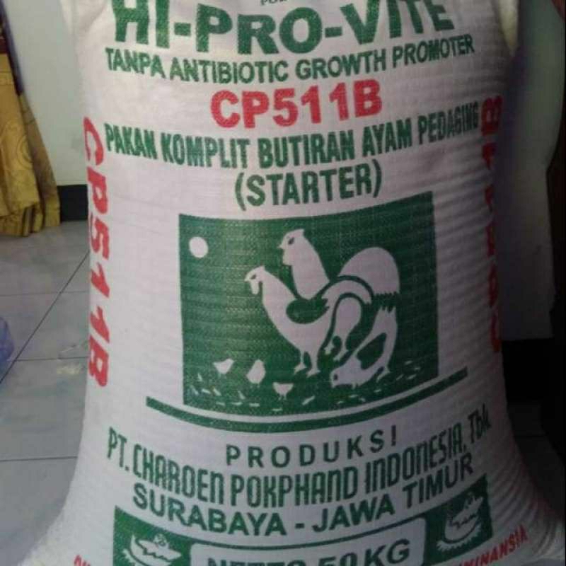 PUR AYAM 511/511B PAKAN AYAM Entok Bebek Hi pro vite 511 ECER KILOAN 1 KG