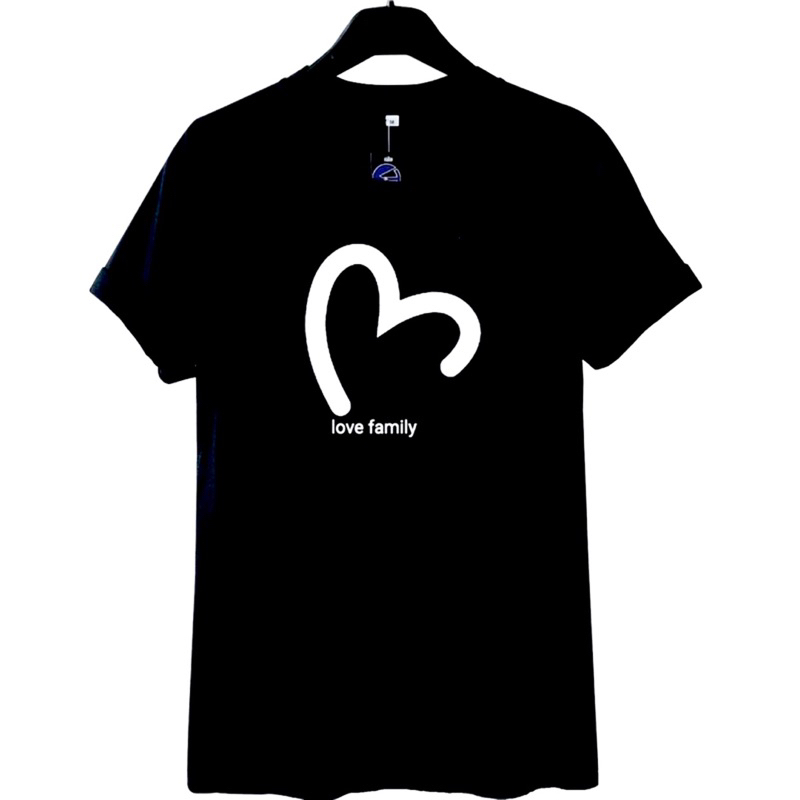 Kaos Unisex S-XXXXL Big Size Jumbo Oversize & Size Anak 2-10tahun Love Family Kaos Blouse Atasan Fas