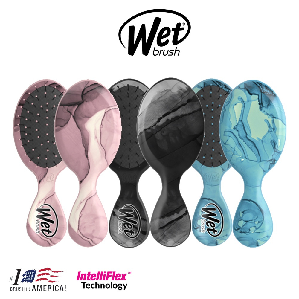 The Wet Brush Mini Terrain Textures Series sisir motif lucu