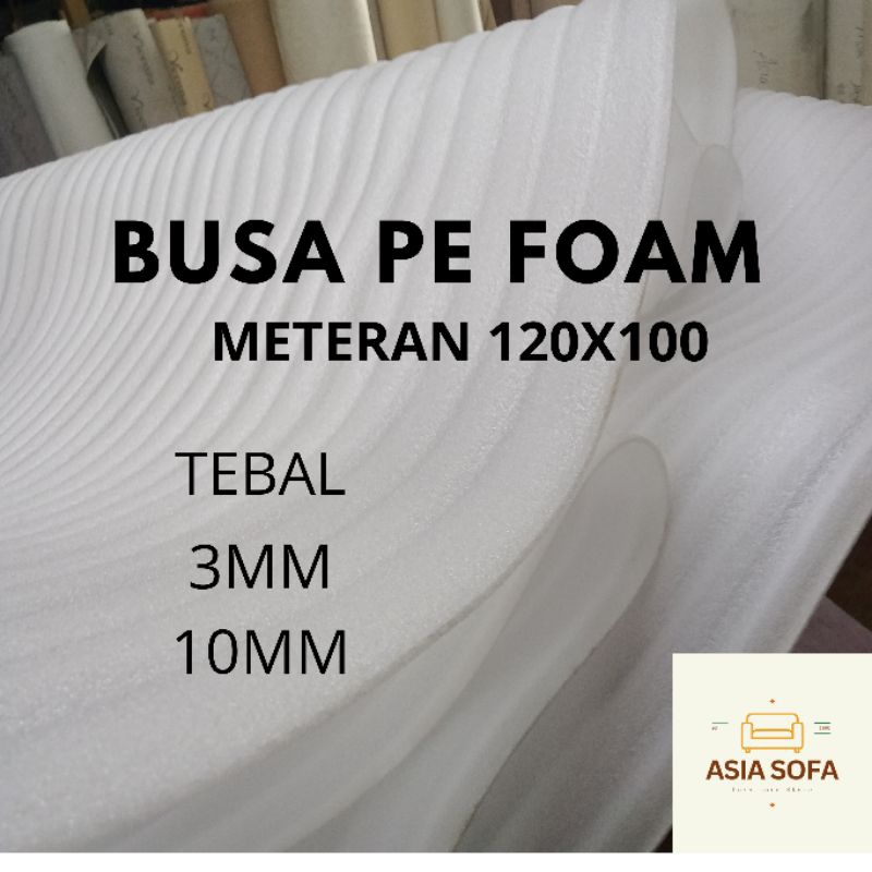 

BUSA PE FOAM Bonded 10mm Dan 3mm Tebal Berkualitas/Busa packing Barang