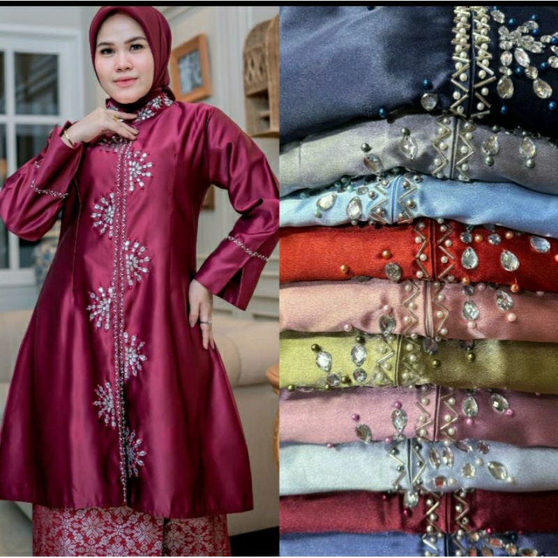 set kebaya kurung//stelan kebaya Payet//stelan kebaya Malaysia//kebaya Malaysia kurung
