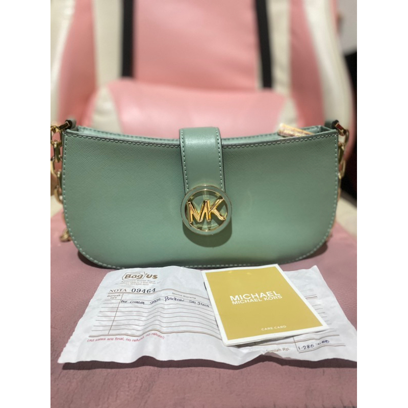 Michael kors carmen small sea green