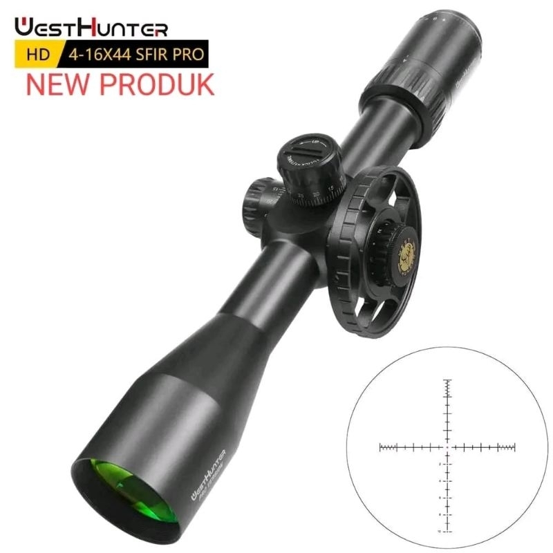 telescope WESTHUNTER HD 4-16x44 SFIR PRO terbaru