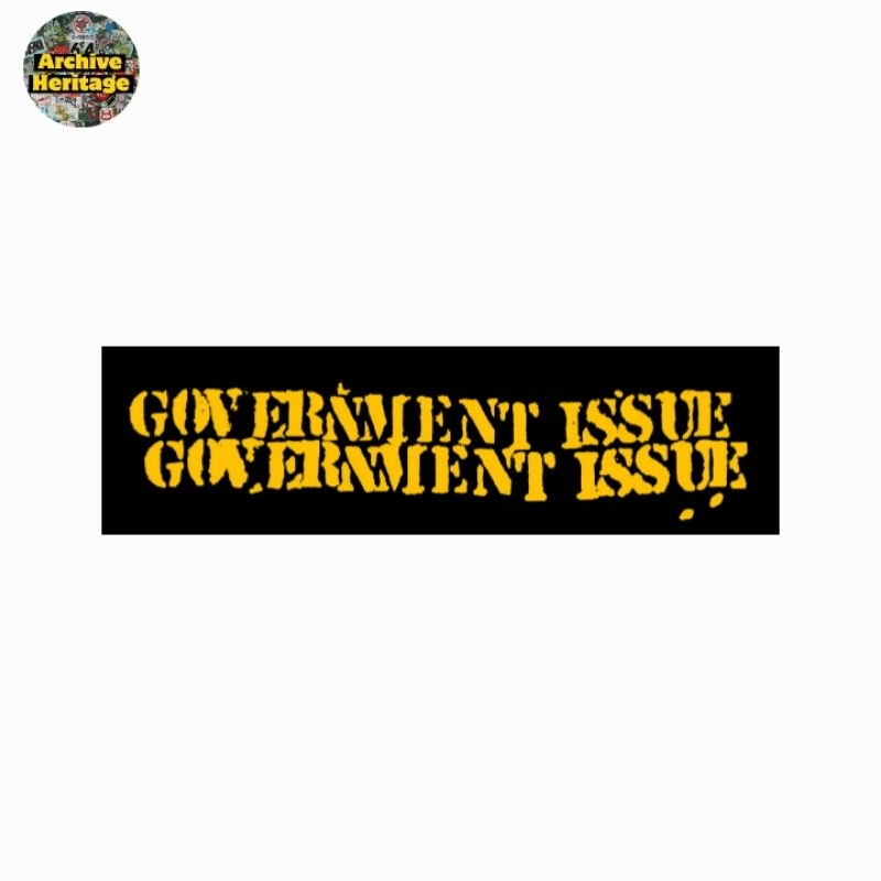 

sticker Goverment Issue band hardcore punk stiker