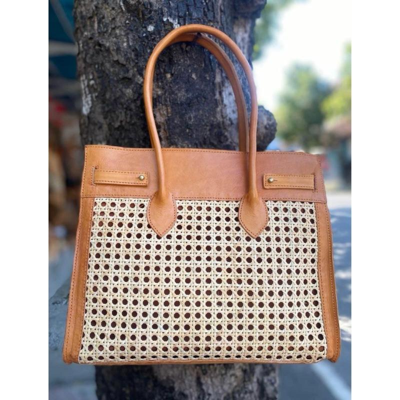 Tas Wanita/ Tas Anyaman Wanita/ Tas Anyaman Rotan/ Tas Rotan/ Tas Anyaman Rotan Premium