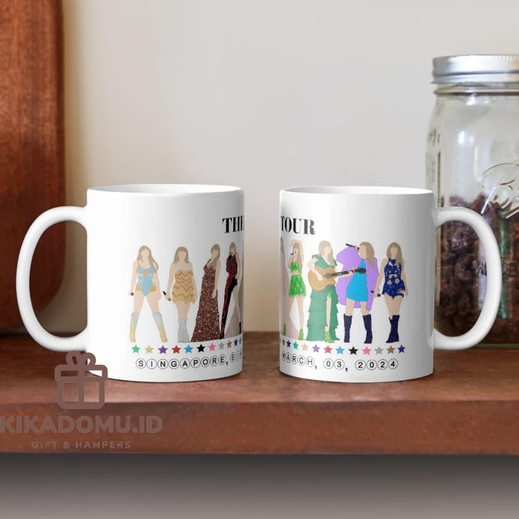 Taylor Swift Eras Tour Singapore Night Outfits Ceramic Coffe Mug Cup