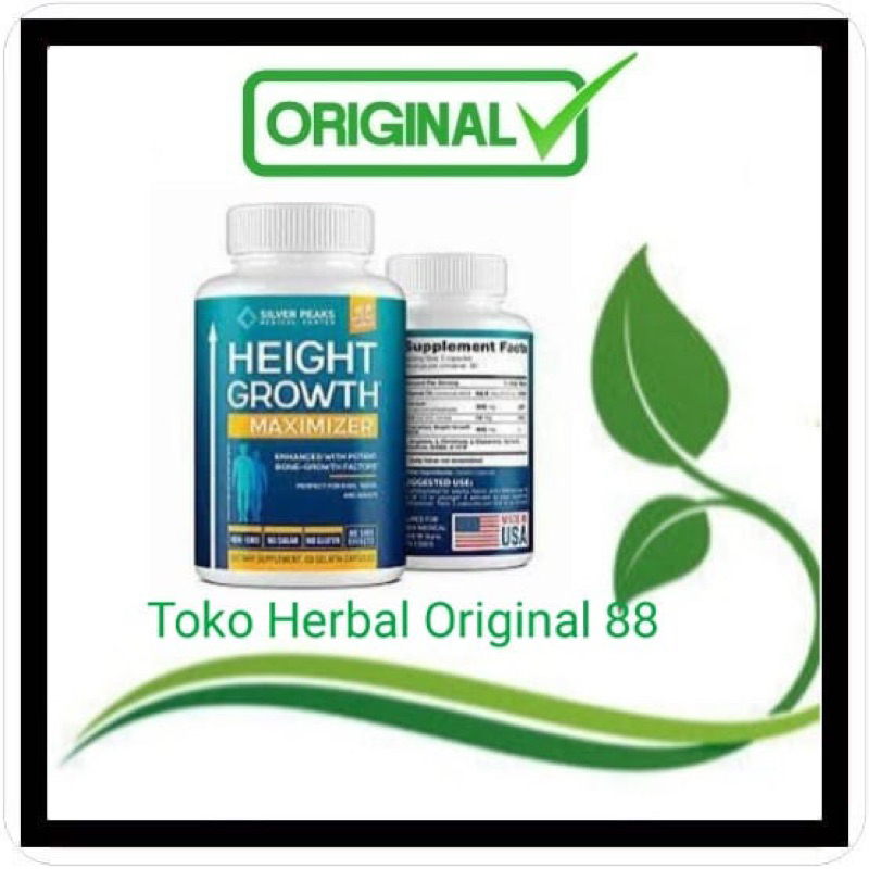 Height Growth Maximizer Original Usa Obat Peninggi Badan Super Cepat Grow Up Asli