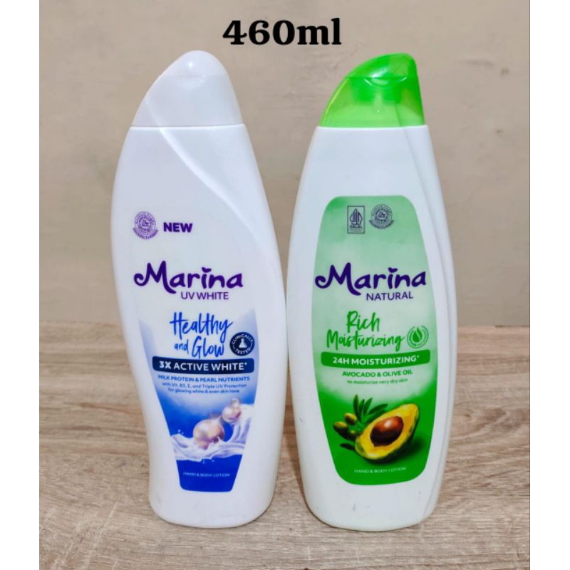 MARINA BODY LOTION/MARINA HAND BODY/MARINA BIRU 460ML/Handbody Marina Besar/Handbody mencerahkan